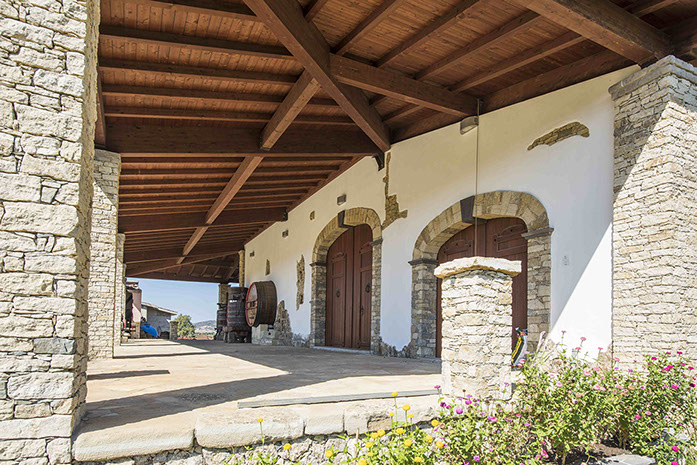 Casa rustica con strutture in legno